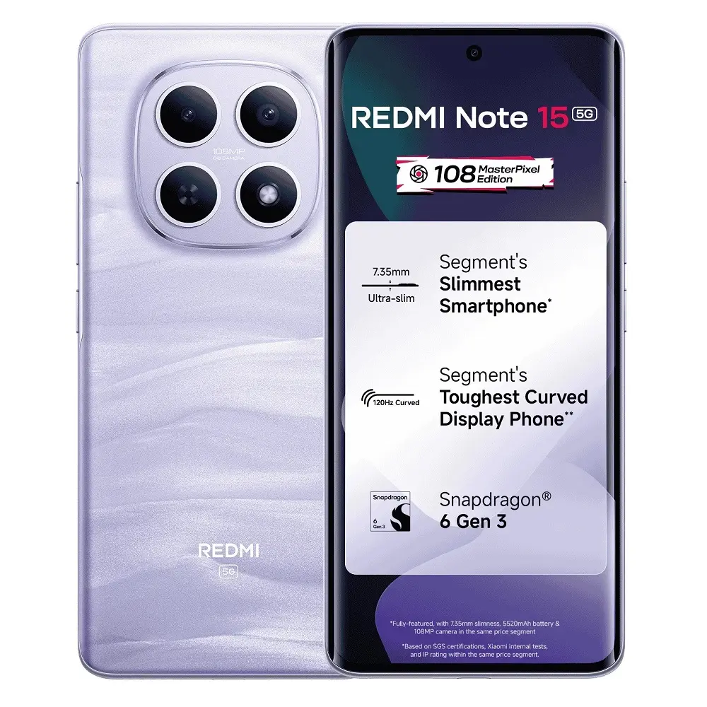 Xiaomi Redmi Note 15 5G Images Gallery Official Pictures Photo 