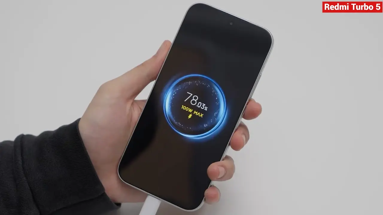 xiaomi redmi turbo 5 battery charging image