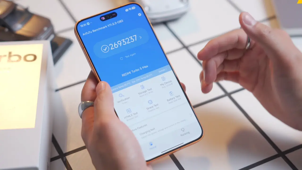 xiaomi redmi turbo 5 max antu tu score image