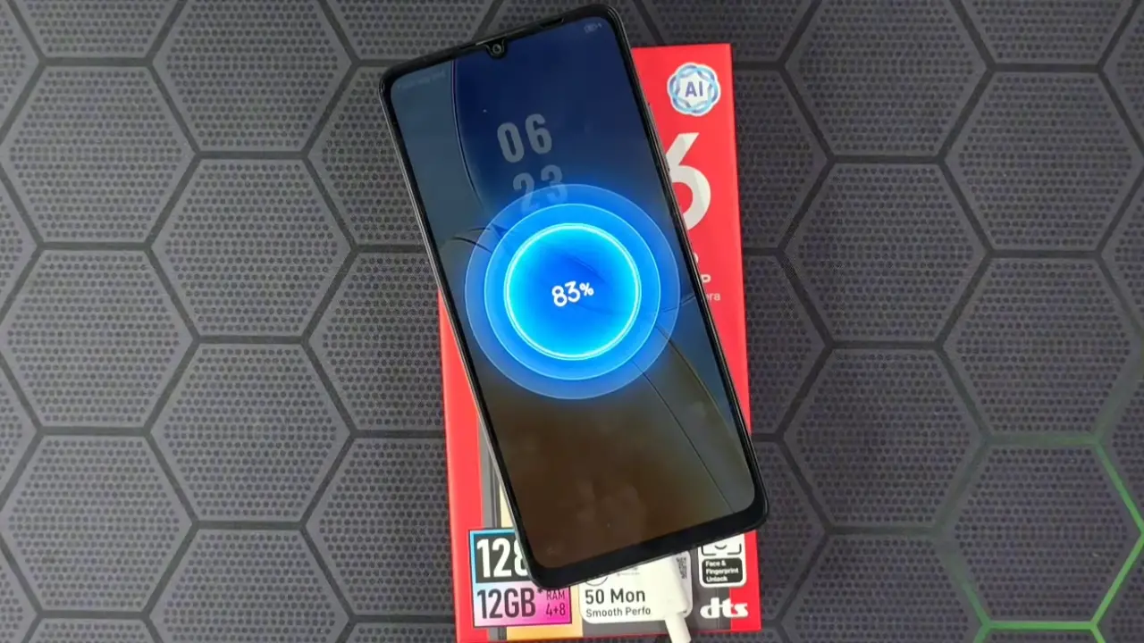 zte nubia a56 battery charging image