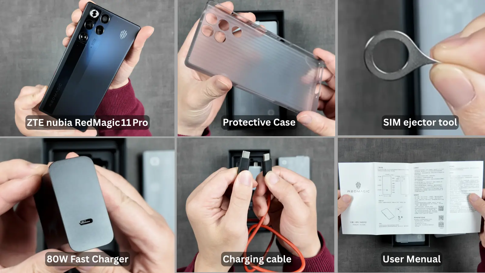 zte nubia redmagic 11 pro box content