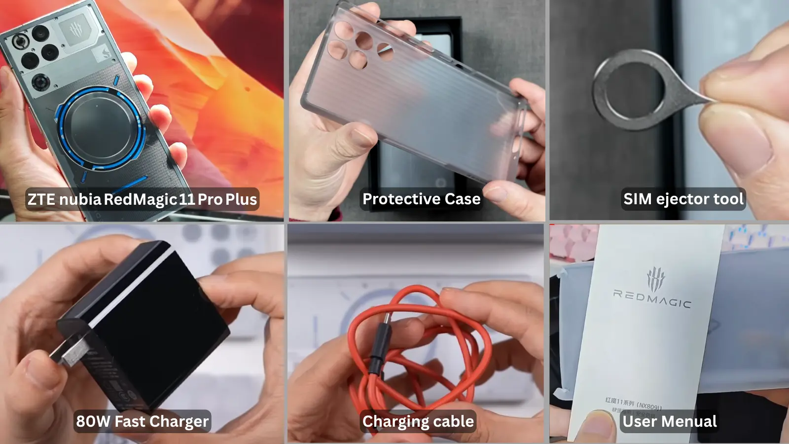 zte nubia redmagic 11 pro plus box content